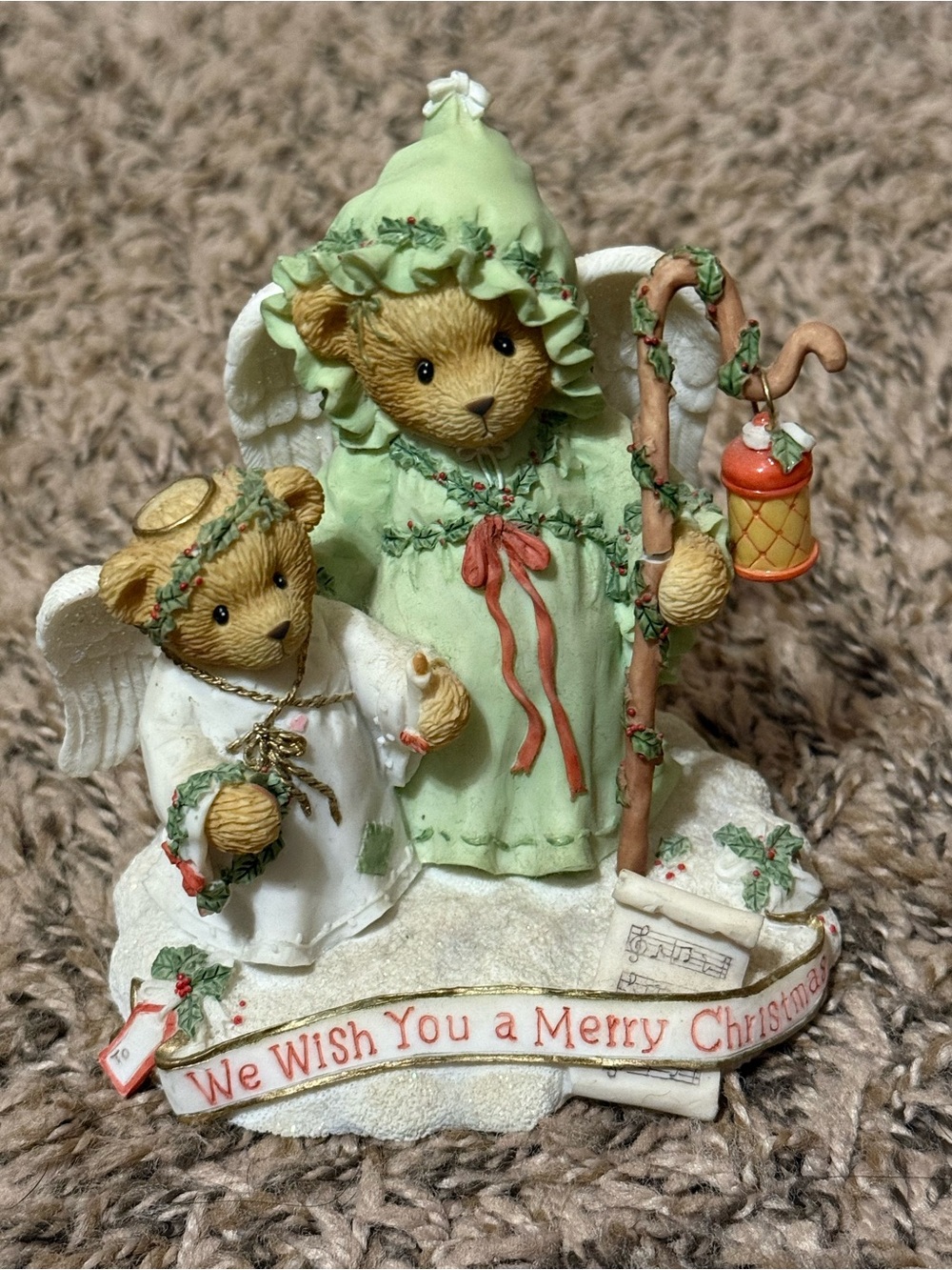Cherished Teddies Beverly & Lila โ โWe Wish You A Merry Christmasโ